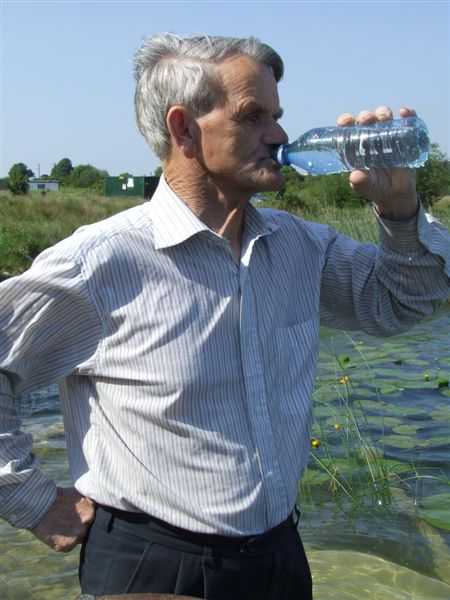 ... Patsy Gleeson, myself and others enjoy the Spring Water.