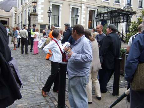 General melee at the Mansion House