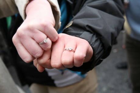 Womenly wedding rings