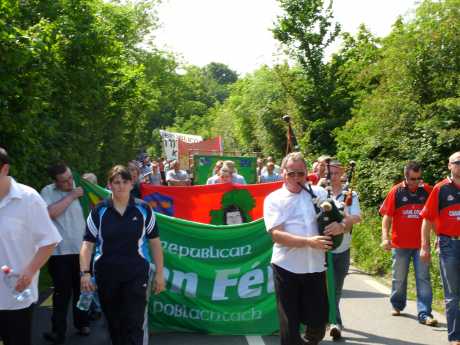 An Antrim Piper on the Parade !