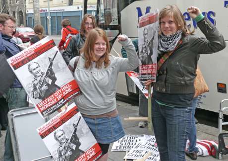 Mina from Norway on the left with her Norwegian friend