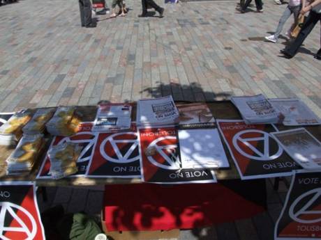 May 31st, Cork. A table display.