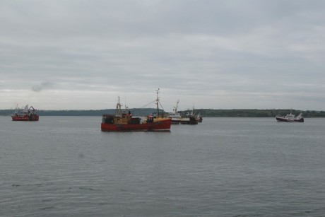 Opposite Cobh town
