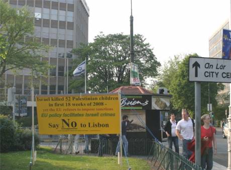 The Israeli Embassy, Dublin.