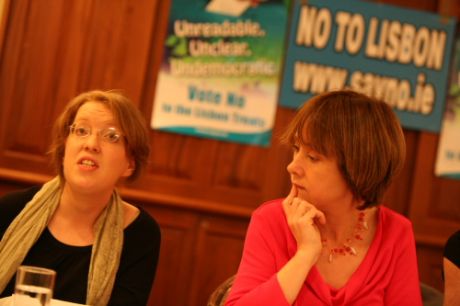 Sinead Kennedy and Patricia McKenna