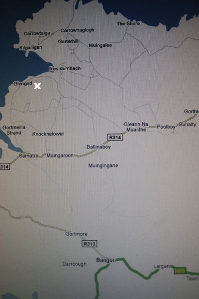 Will somebody put the handiest bus Eireann route for nearest stop to Glengad from Dublin on this post for easy reference.  Show your solidarity, go there and RESIST - HELP.