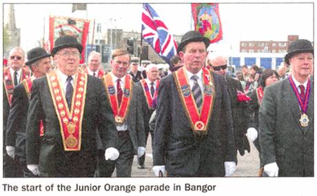 'Junior' Orangemen - never too old to be a bigot - News Letter 25 June 09