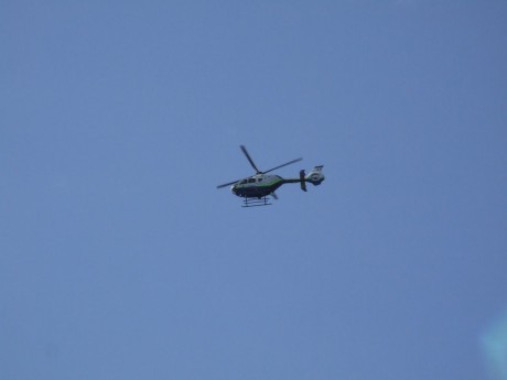 Shell's eye in the sky - the Garda helicopter in the skies over the bay
