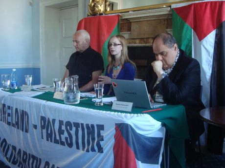 Click on image to see full-sized version L-Rr: Mick Napier, Freda Hughes, Kamel Hawwash