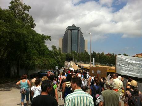 People are taking to the streets (L`Hospitalet @ Barcelona)