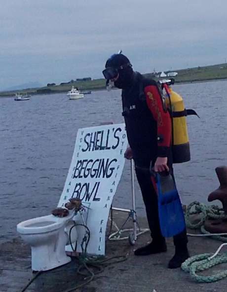 Shell's begging bowl retrieved