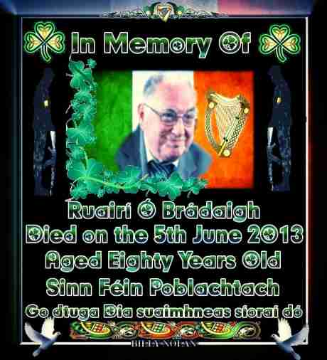 My tribute to  Ruairí Ó Brádaigh.