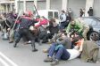Basque police attacking people