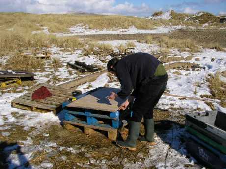 Building box for solar panels