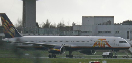 ATA Troop Carrying war plane at Shannon 19 Mar 07