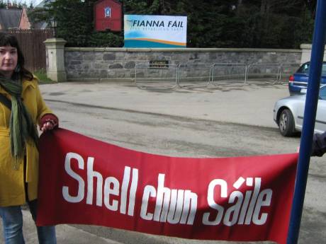 Shell to Sea at the Fianna Fil Ard Fheis 2007