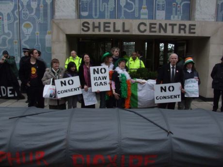 Group photo outside enemy HQ.