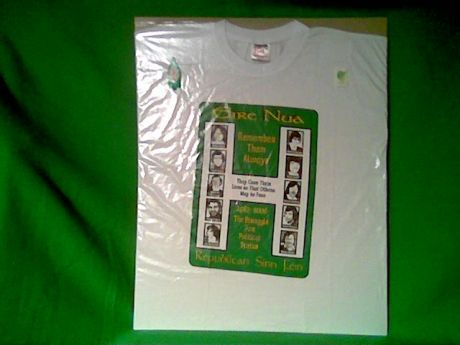 Eire Nua / 1981 Hunger-Strikers T-shirt (size XXL).