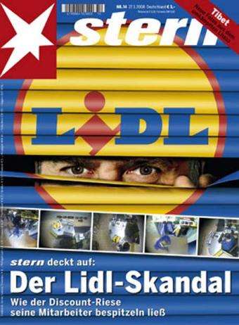 This week's "Stern" - the LIDL STASSI story. a must buy for workers.
