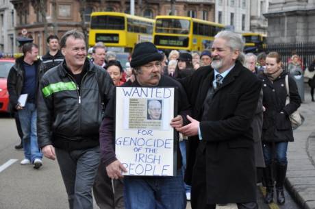 Kevin Flangan, Barry Clifford at the March. 