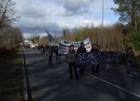 Marching in to the prison gateway - 4