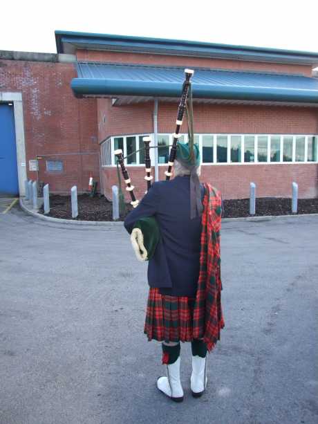 Sounding the Music over the Prison Walls to Pat.