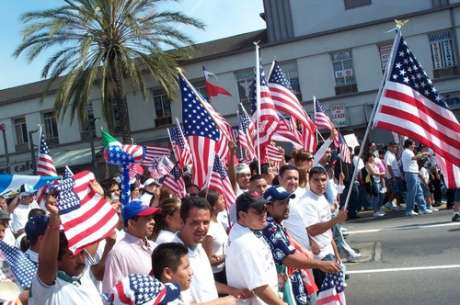 Front of the march