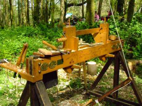 Eoin Donnelly's Pole Lathe.