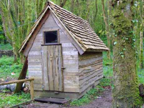 Compost toilets.