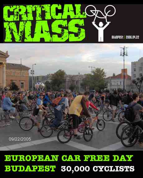 CAR FREE DAY 2005- Budapest : 30,000 cyclists