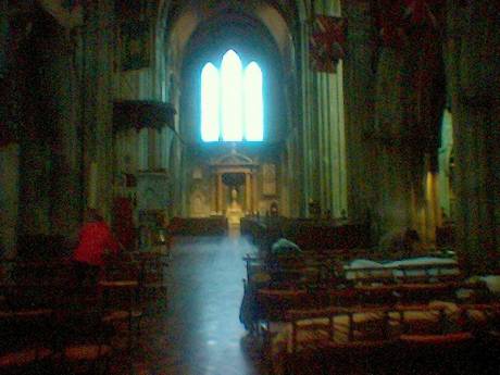 Inside St. Patrick's Cathedral 12h30 pm, 16 May 2006