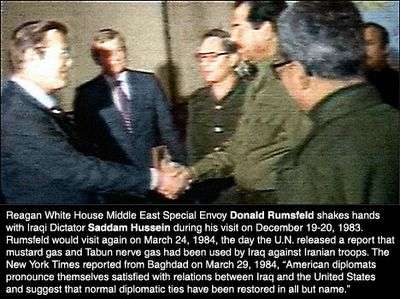 Righteous' Friend Helping Saddam Liberate the Iraqi People in 1983