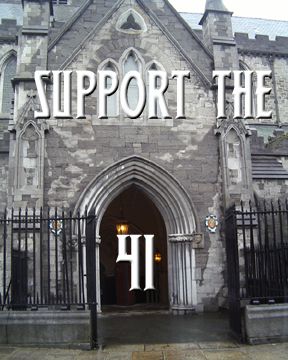 Busnes as usual at the Cathedral this morning and the Hunger Strike continues...