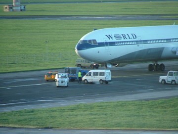 World Airways leaving SNN Security Zone