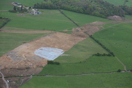 Aerial short of the site