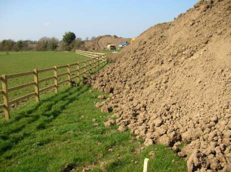 Spoil heap Lismullin 31 March 2007