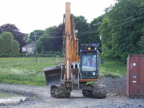 Machine leaving the site Baronstown 29 May 07