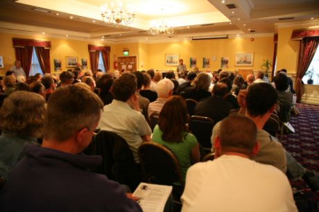 The public meeting later in Dun Laoighaire was rather well attended