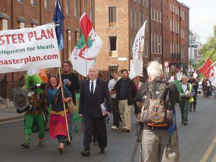 The Marchers Arrive