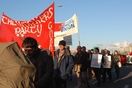 Workers Party and IWU on Merchant's Quay