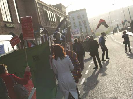 The march on Merchants' Quay