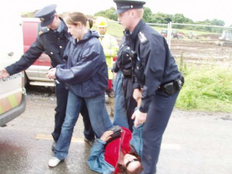 Carmel Ní Dhuibheanaigh's arrest