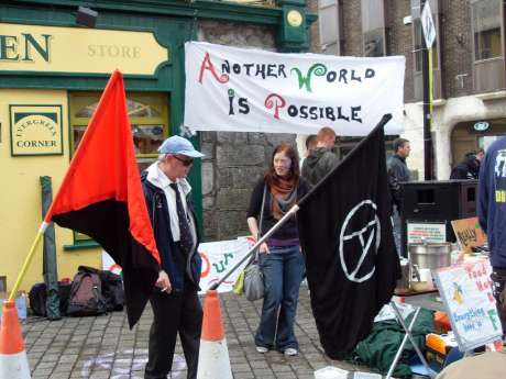 another world is possible! ...one with free soup and jugglers. ps that man is definitely an anarchist