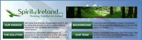 Spirit of Ireland - Eco Energy change project, first step to make Ireland a truly "Green Isle"