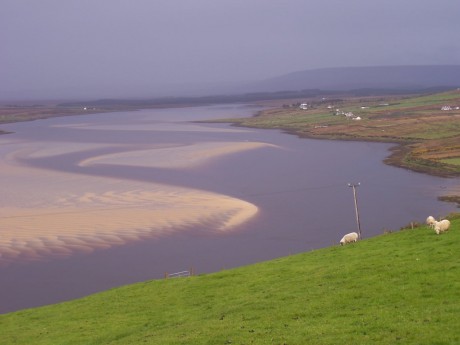 The bay where pipeline is intended to come