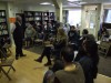 Noel Murphy (IWU) speaking at Solidarity Books