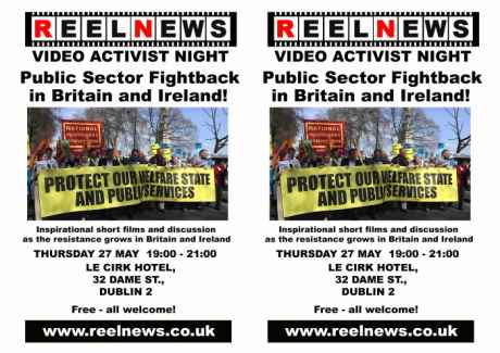 Reel News film showing in Dublin