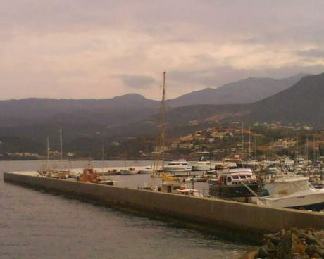 Click on image to see full-sized version The boats departed from Aghios Nikolaos harbour, Crete, this morning