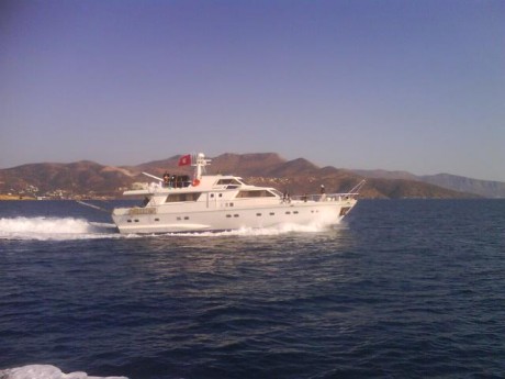 Challenger 2 at sea. Racing to Gaza!