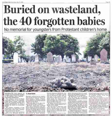 Irish Daily Mail coverage 22 May 2010